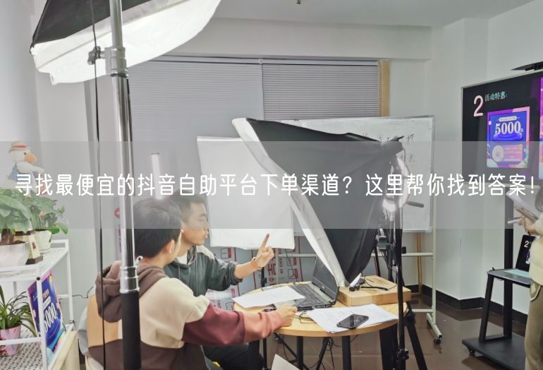 寻找最便宜的抖音自助平台下单渠道？这里帮你找到答案！