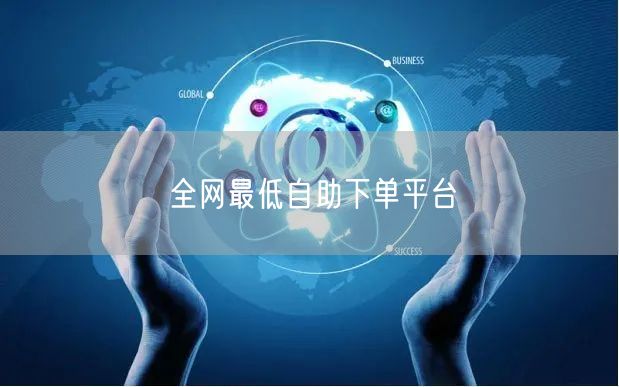 全网最低自助下单平台